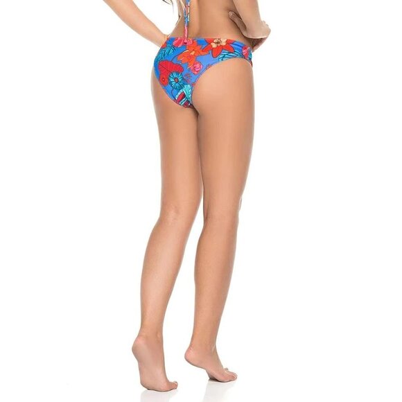 NWT PHAX floral print convertible bandeau bikini top & cheeky bikini bottom set - Picture 9 of 15